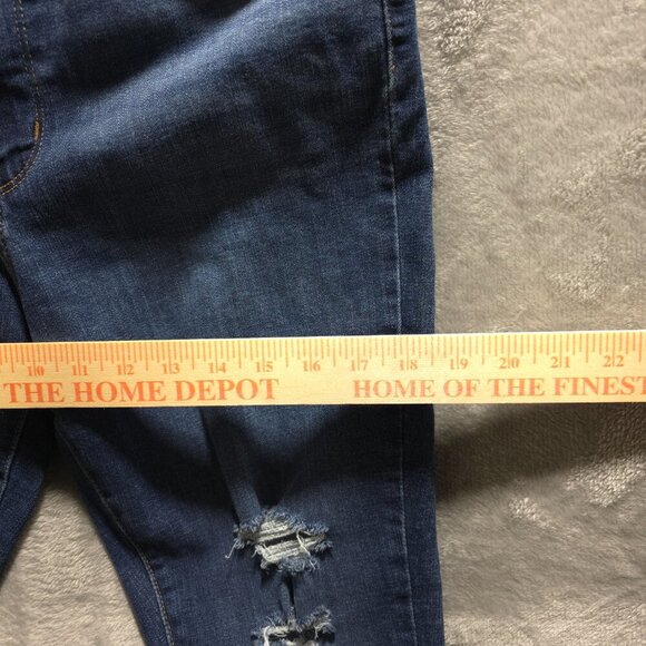 Levi's‎ 721 High Rise Skinny Jeans Distressed Ripped Denim W31 L30 - Picture 5 of 7